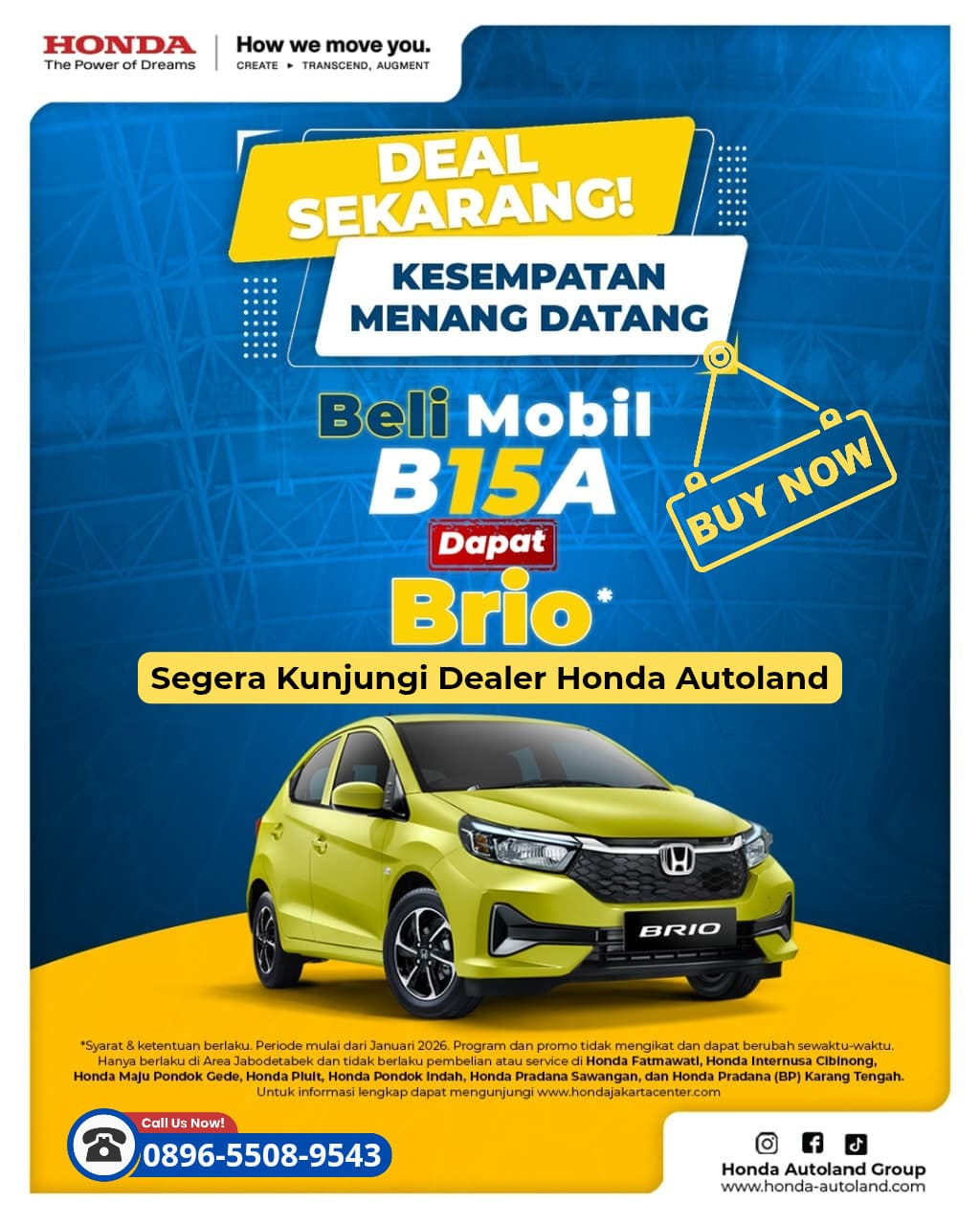 Promo Honda Pusat | Honda Mobil Autoland Kelapa Gading